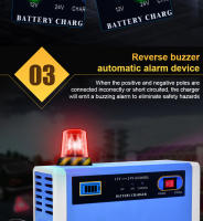 Cargador De Batería De Coche 240W 12V 24V 5A/10A 3 Etapas Con Pulso Y Pantalla LCD Digital Para Motocicleta Reparación De Baterías - details 6