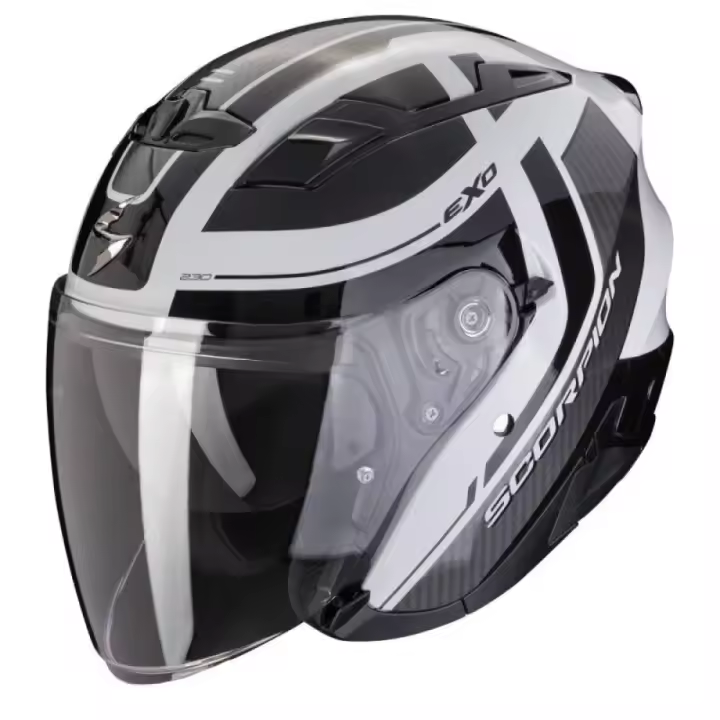 Scorpion Casco Jet Exo-230 Pul Negro Adulto - 1