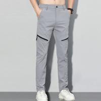 Pantalones Deportivos Casuales Para Hombre Verano 2023 Pantalones Rectos Delgados Cómodos Secado Rápido Adecuados Para Negocios Y Exterior - details 19