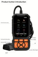 Lector De Códigos Diagnósticos OBDII Profesional Con Datos En Tiempo Real Herramienta Para Verificar Luz Del Motor Cloud Printing - details 10