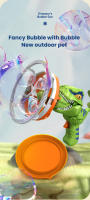 Pistola De Burbujas Eléctrica Dinosaurio Juguete Infantil Automática Para Fiestas Y Bodas Juguetes Para Niños De 3 a 12 Años - details 0
