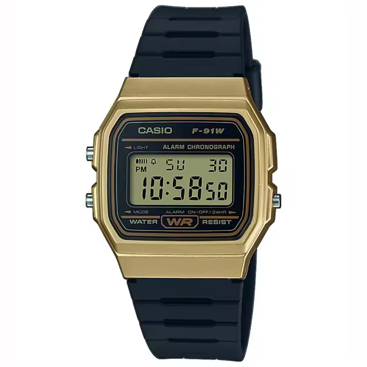Casio F-91wm-9aef Collection Reloj Para Para Hombre Color Negro - 1