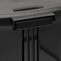 Cubo basura plástico, Cubo basura apertura pedal, Papelera de pedal, Libre de BPA, Cubo de pedal capacidad 7,5L y 8L. - details 3