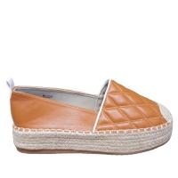 Zapato planos Mujer, Alpargata Negras, Marrón, Suela esparto, plataforma cómodas, Moda Joven Casual , Primavera Verano 2024 - details 4