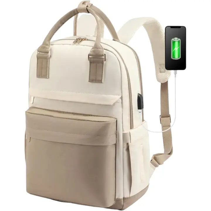 Mochara de Viaje Grande: Resistente al Agua, con Compartimiento Para Zapatos Separado, Puerto de Carga USB y Diseño Multifuncional Antirobo. Bolsa para - 1