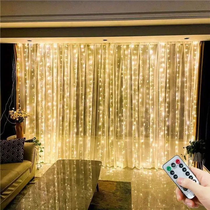 Luz De Navidad LED 3M Con 8 Modos Para Decoración De Fiesta De Boda Y Cumpleaños Cuarzo De Navidad Decoración De Puerta USB - 1