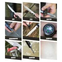Palo De Caminar CEOI GWOK Para Senderismo Y Escalada Plegable Multifuncional Con Punta De Acero Y Mango De EVA Para Aficionados Al Exterior - details 2