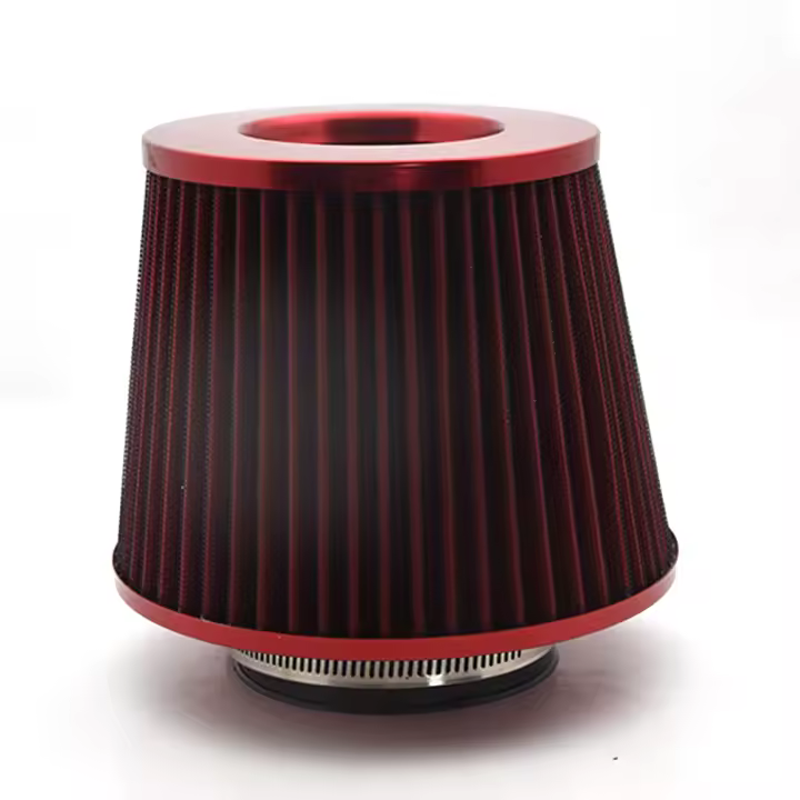 Filtro De Aire Para Coche Universal 76mm Para Supercharger Kit De Inducción De Inletamiento Frío De Alta Fluidez Filtro De Cono De Malla Deportiva - 1