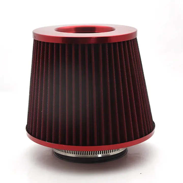 Filtro De Aire Para Coche Universal 76mm Para Supercharger Kit De Inducción De Inletamiento Frío De Alta Fluidez Filtro De Cono De Malla Deportiva - 1