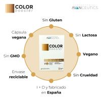 Avanceutics COLOR BOOSTER AUTOBRONCEADO   Cápsulas para bronceado  Suplemento para bronceado  Cápsulas autobronceadoras  30 cápsulas - Vegano, Sin Gluten, Sin Lactosa - details 4