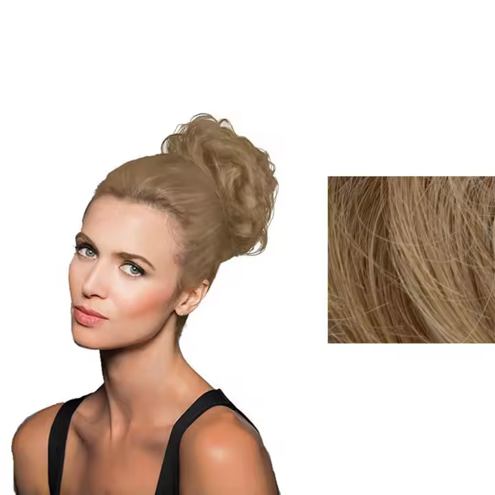 Hairdo Fancy Do Elástico Cabello Rubio Dorado Claro con mechas - 1