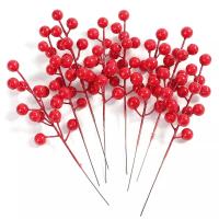 1/3/5Pcs Bouquet De Flores Artificiales Doradas Para Decoración De Hogar Navidad Año Nuevo Fiesta De Cumpleaños DIY Adornos Para Vaso Accesorio De Plantas - details 6