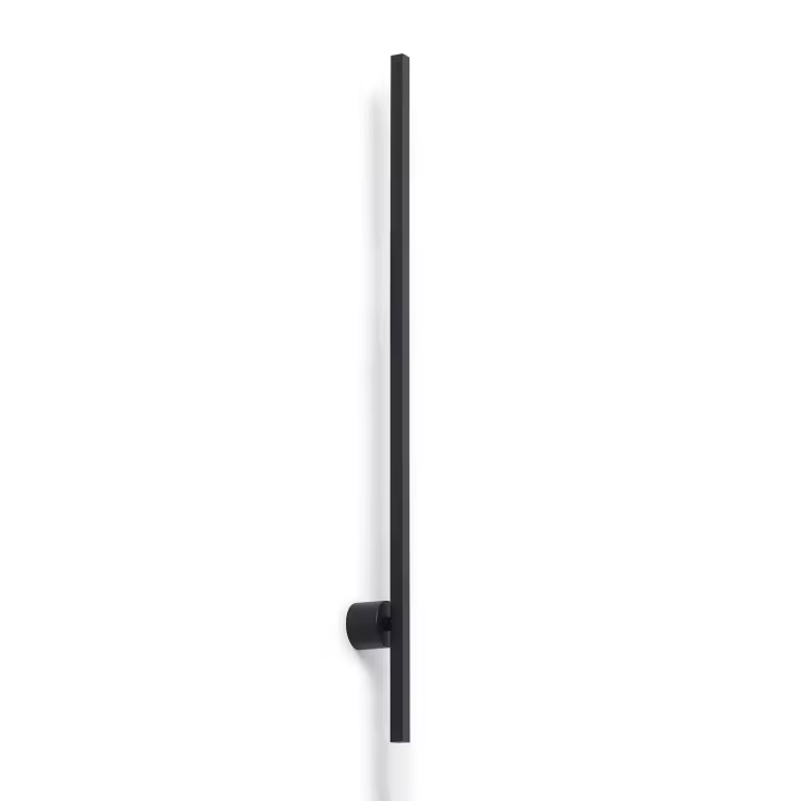 LEDKIA LIGHTING - Aplique de Pared Lineal LED 10W Houston | Diseño Moderno y Minimalista | Iluminación Constante 900 lm | Acabado Negro Mate | Decoración para Salón, Dormitorio, Metal, Negro - 1