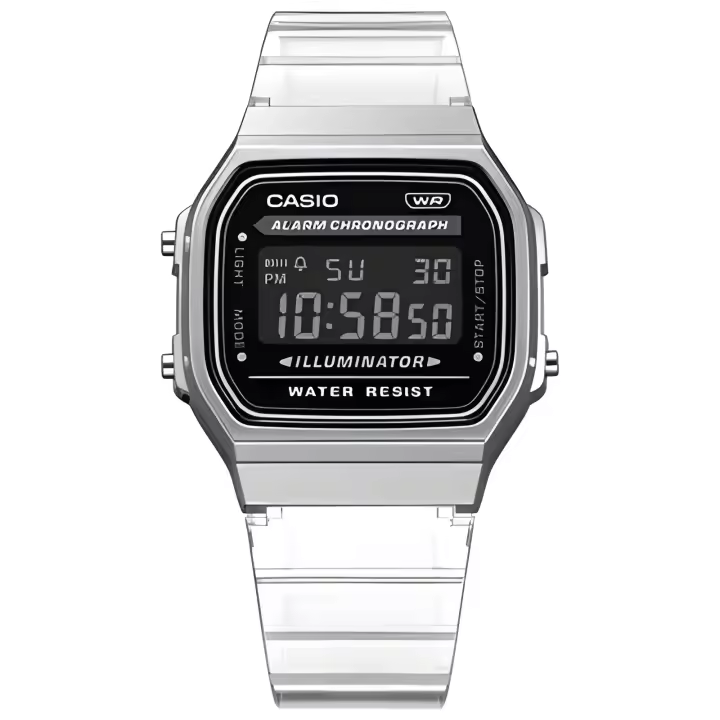Reloj Digital Unisex Casio A168XES-1B con Alarma y Luz Led - 1