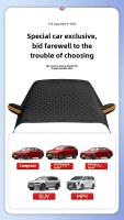 Cubierta De Parabrisas Para Coche Con Imán Y Bandas Reflectantes Protección Contra Hielo Y Nieve Ventana Delantero Material De Poliéster - details 4