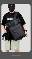 Mochila informal de moda de gran capacidad, nueva tendencia de estilo, mochila escolar para estudiantes, mochila de viaje para hombres y mujeres que combinan con todo. - details 9