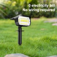 Luces Solares Para Paisaje IP65 Impermeables Con 3 Modos Luz Solar Para Jardín Camino 72/68 LED Modernas Para Exterior - details 7