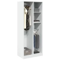 vidaXL Armario de madera de ingeniería 80x50x200 cm en color Roble Sonoma/Roble artisan/Madera antigua y más | almacenamiento funcional diseño moderno para baño dormitorio sala - details 3