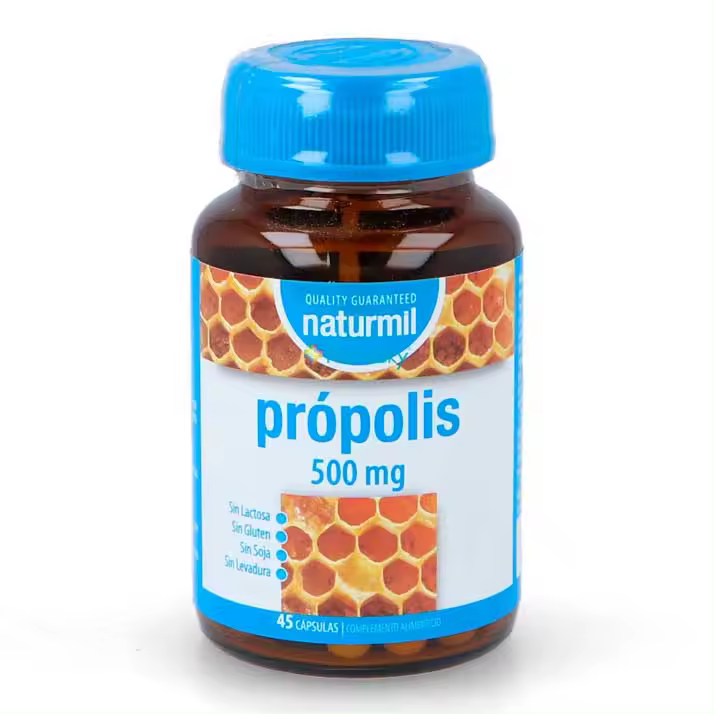 Própolis 45Cap. 500Mg. Naturmil - Calma Afecciones Respiratorias - 1