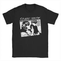 Camiseta Vintage Heat And Youth Sonic Youth Para Hombre Cuello Redondo 100% Algodón Manga Corta Estilo Casual T-Shirt De Música Bandas - details 4