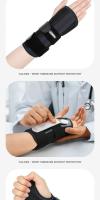 AOLIKES 1PCS Soporte De Muñeca Para Tunnel Carpal Artritis Con Esplintajes Compresión Soporte De Mano Para Tendinitis Esfuerzo - details 8