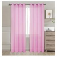 Cortina visillo liso 140x260cm.Decorar para el hogar, sala de estar y dormitorio, estilo americano, 100% poliester.1 panel. - details 8