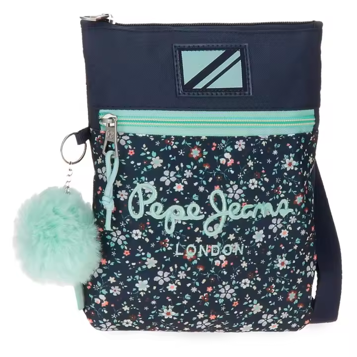 Pepe Jeans Bolso Bandolera Poliéster Alenka Azul - 1