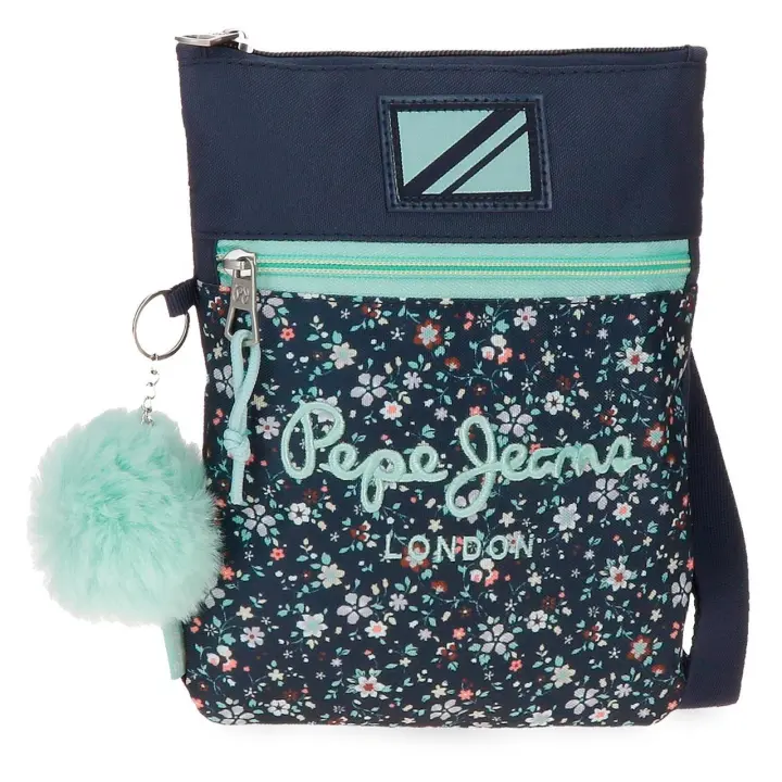 Pepe Jeans Bolso Bandolera Poliéster Alenka Azul - 1