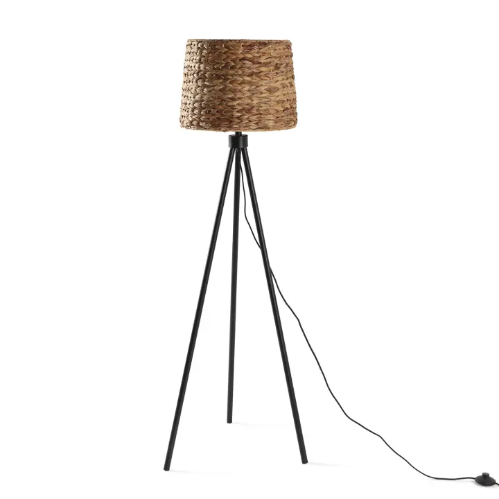 Lámpara de pie modelo Kiomo 144x53cm, fabricada en papel de VS Venta-Stock - 1