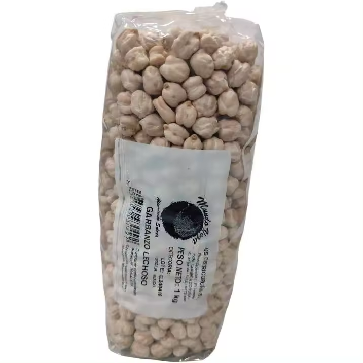 Garbanzo Lechoso Mundo Vega 1Kg (Especial callos) (Pack 3 uds) - 1