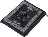 Alfombra De Oración Portátil De Poliéster Estilo Nuevo Sencilla Y Impresa Con Compas En Bolsa Para Viaje Y Uso Doméstico Tamaño 100x60cm - details 1