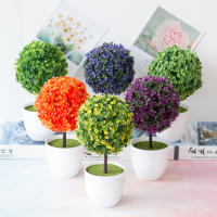 Planta Artificial De Bonsái Para Decoración De Hogar Y Jardín Flor Falsa En Maceta Ornamento Para Habitaciones Y Salones - details 1