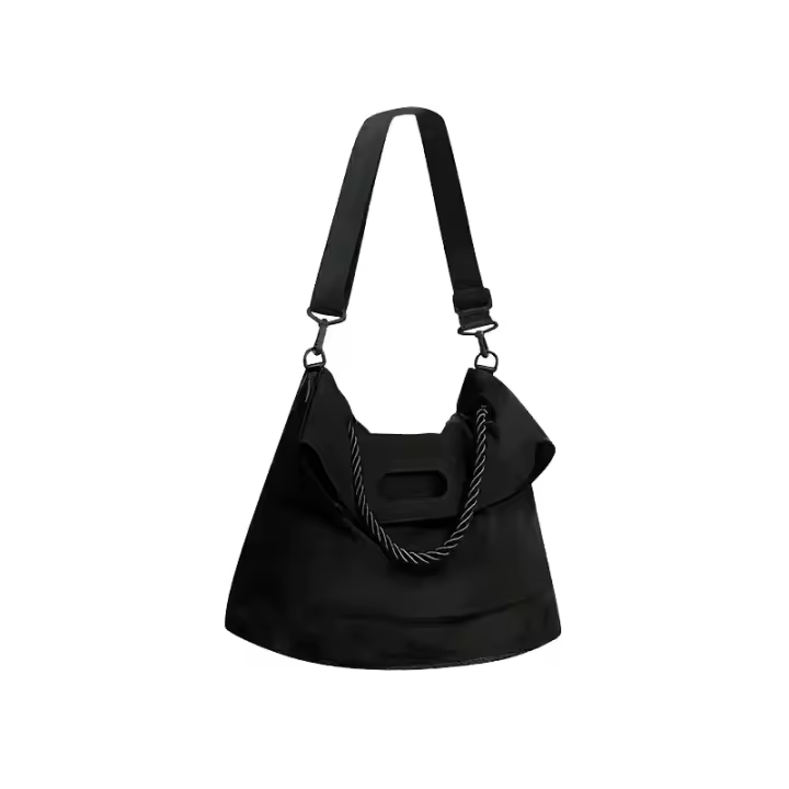 Bolso De Hombro Cruzado Para Mujer Gran Capacidad Con Cuerda Gruesa Bolso De Mano Versátil Para Moda Y Transporte Diario - 1