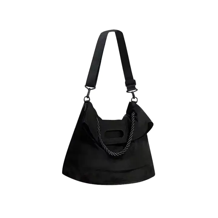 Bolso De Hombro Cruzado Para Mujer Gran Capacidad Con Cuerda Gruesa Bolso De Mano Versátil Para Moda Y Transporte Diario - 1