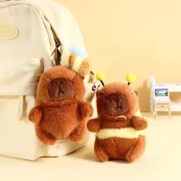 Colgante De Capibara Con Cola Vibrante Llavero De Peluche Con Alas De Mariposa Y Aletas De Delfín Ornamento Para Bolsos Y Ropa - details 5