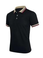 Camisa Polo De Algodón Transpirable Para Hombre Verano Estilo Casual Oficina Moda Marca Manga Corta Top Striped Calidad Superior - details 2