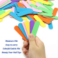 100 Pcs Archos De Uñas De Madera Doble Lado Mini Archos De Uñas Desechables Colores Sandpaper De Papel De Hierro Herramientas De Pulido Y Polvo Para Manicura - details 2