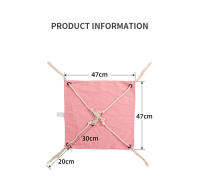 Cama Colgante Para Gato Residencial Silla De Malla Duradera Nido De Gato Con Almohadilla Para Perro Tamaño 47x47CM 6 Colores Disponibles - details 5
