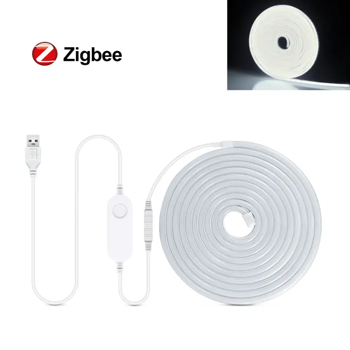 Tira De LED Neón Inteligente RGB Zigbee 3.0 USB 5V Compatible Con ZigBee Hub Bridge SmartThing Alexa Tuya Para Decoración De Hogar - 1