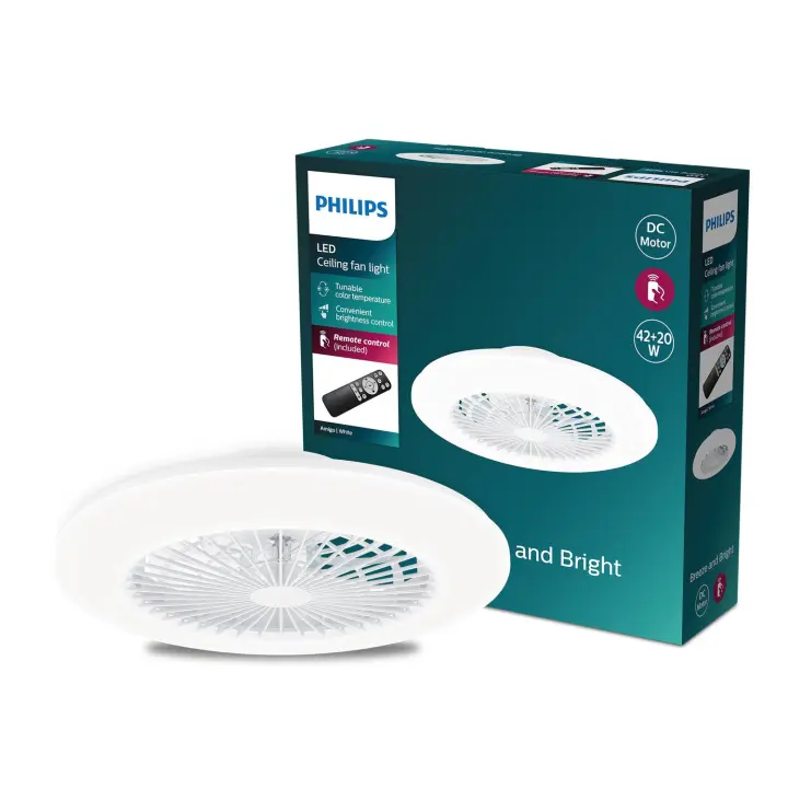 Ventilador Plafón de Techo Amigo 50 DC Blanco Philips - 1
