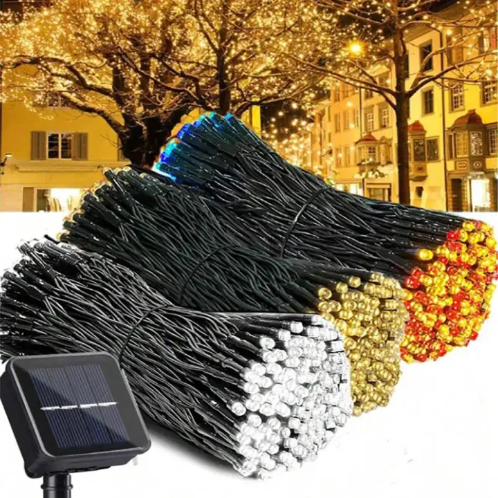 Luces Fairy Solar Para Exteriores IP65 Impermeables Con 8 Modos De Iluminación Adecuadas Para Decoración De Navidad Y Bodas - 1