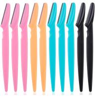 Afeitadora De Cejas Portátil Para Mujer Eliminación De Vello Seguridad Cuchilla De Afeitar Maquillaje Scraper Combo De 3/4/10 Piezas - details 6
