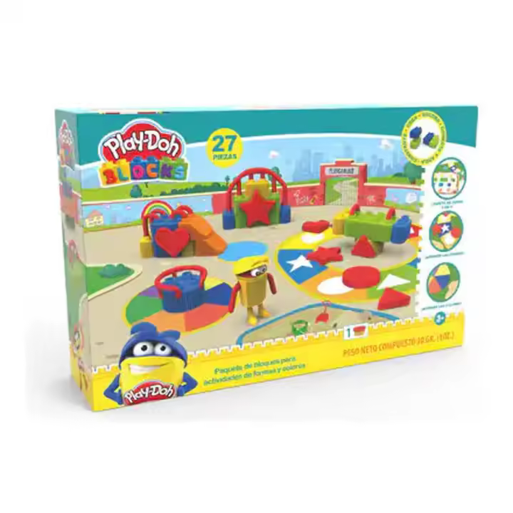 HASBRO : Play-Doh - Juego Educativo - Blocos - 27 Partes - Educativo - Regalo Original - Edad recomendada mayores de 3 años - 1