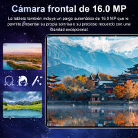 5G 2025 Tablet Android 10,1 pulgadas 20000 Mah versión global 16GB Ram 1TB ROM nueva red 14 tableta WiFi Android 13,0 nuclear - details 5