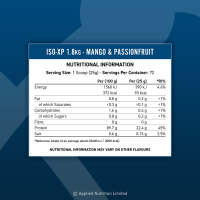 ISO-XP 1.8kg - 72 Servings Applied Nutrition Ltd Protein - details 0