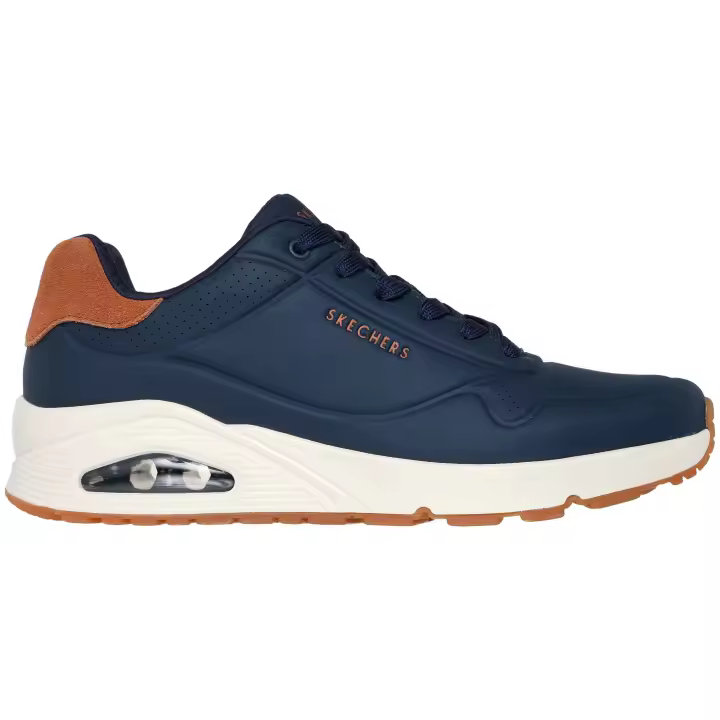 Calzado Sportswear marca Skechers modelo 183004Nvy para hombre en color navy durabuck / chestnut suede / mesh trim - 1