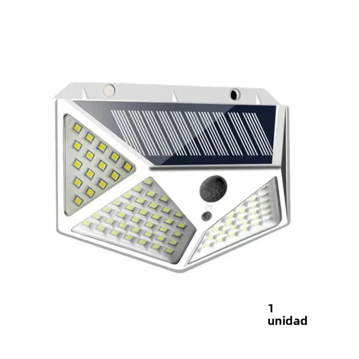 Pack De 12 Luces Solares Para Exterior 100LED Con Sensor De Movimiento Iluminación De 270° Para Jardín Patio Moderno - 1