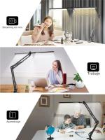 Lámpara De Escritorio LED Sin Escala Dimmable Luz De Monitor USB Para Oficina Estudio Lectura Fijación De Iluminación - details 31