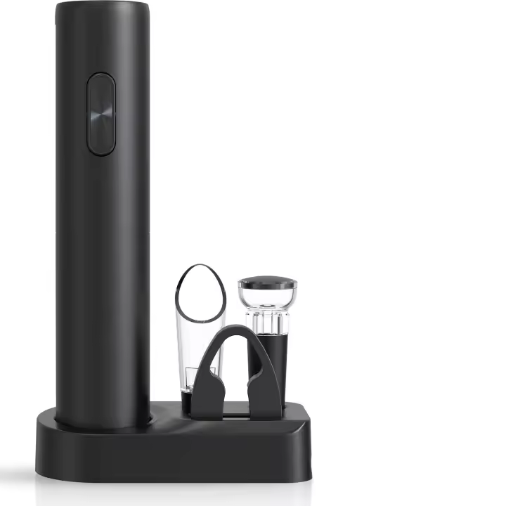 Set De Abrevidrios Eléctricos Automáticos Con Almacenamiento Para Botella De Vino Y Base De Batería Para Cocina Y Bar - 1