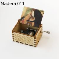 Caja de música manual de madera, con tallado retro (o talla antigua) - Regalo de cumpleaños con impresión a color - details 27